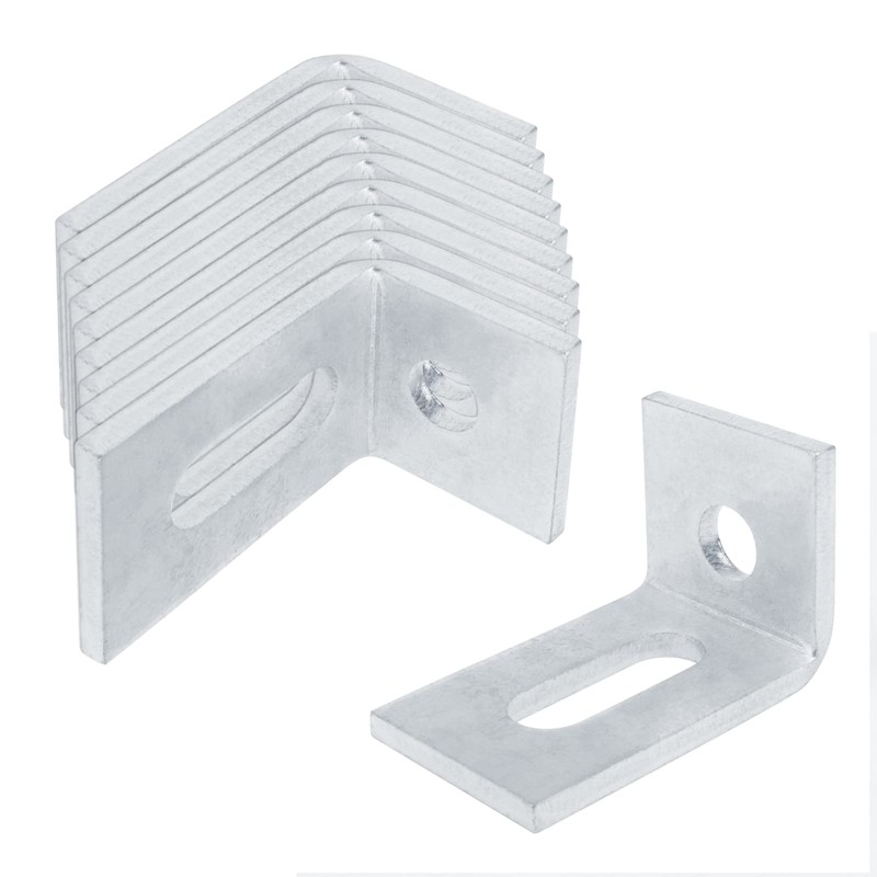 OTTFF 10 Pack L Shaped Connector for 1-5/8" Strut Channel,