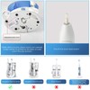 Brush Heads for Waterpik Complete Care 5.0/9.0 (4-Pack, Black)