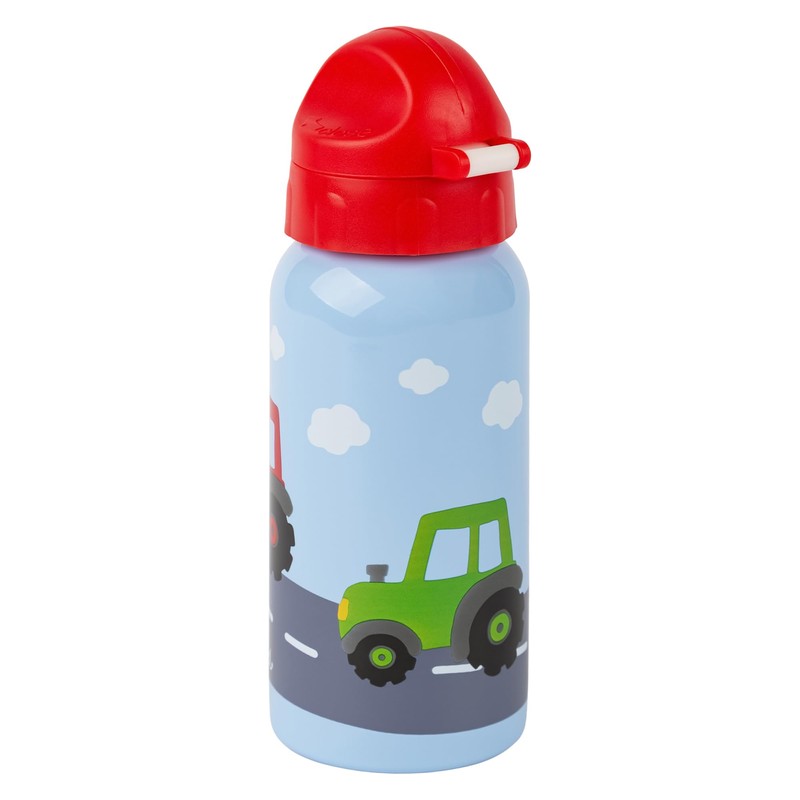 SIGIKID 25379 Stainless Steel Drinking Bottle Tractor 400 ml Recommended