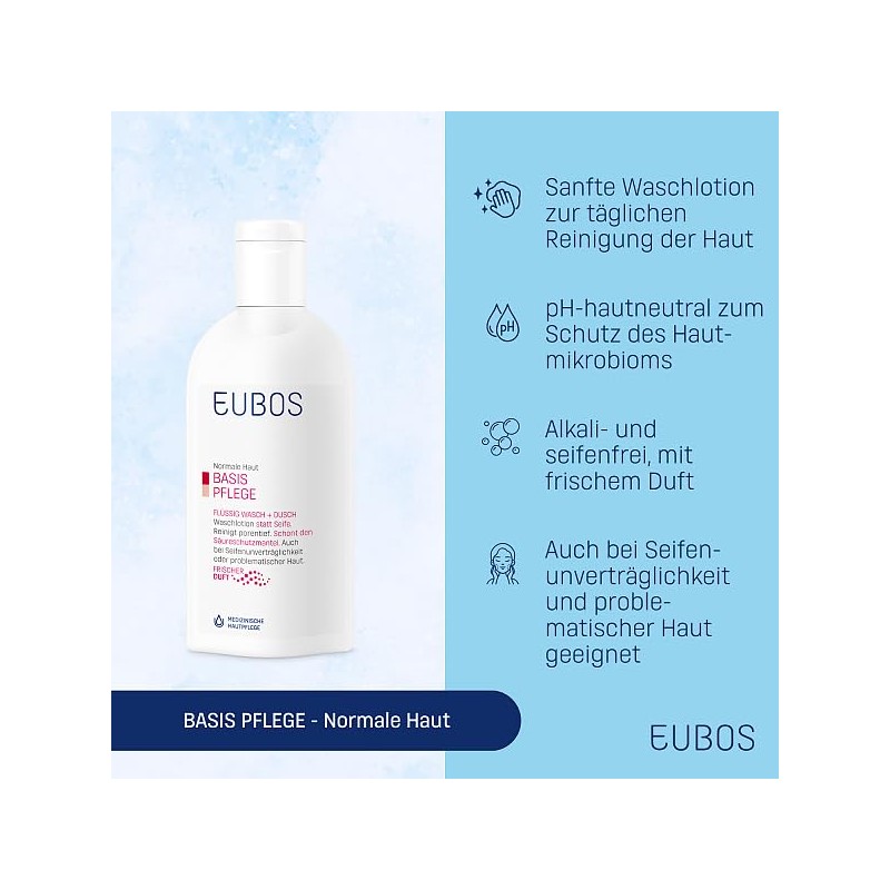 Eubos Flüssig rot mit frischem Duft. 200 ml [Badartikel]