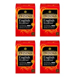 Twinings Tea Bags English Breakfast 20P x 4 Packs