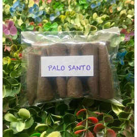 Palo Santo Backflow Incense Cones (25 Cones) - 100% Natural Backflow Incense Cones - Christmas Backflow Incense Cones - Traditional Indian Incense (No Damaged Cones Hand Sorted Packet)