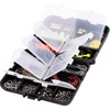 138pcs Fishing Accessories Set with Tackle Box Including Offset Worm