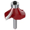 RKURCK 1/4" Shank 7-Piece Round-Over Router Bit Set - 1/8"