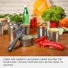 Kuhn Rikon Can Opener with Lid-Lifting Pincers, Tin Opener with