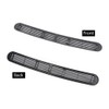 PIT66 Gray Graphite Dash Defrost Vent Cover Grille Panel Compatible