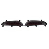 LED Rear Bumper Reflective Fog Brake Turn Indicator Black Left