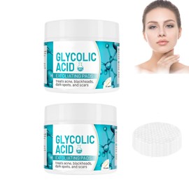 Mikabila Glycolic Acid (02) 100 Pieces Salicylic Acid Serum, Face Serum Anti Pimple with 2% Salicylic Acid (BHA) for Deep Pore Pure Skin, BHA Exfoliating Serum with 2% Salicylic Acid, Exfoliates for