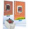 660V 10A Push Button Switch Box, Red Momentary Emergency Stop