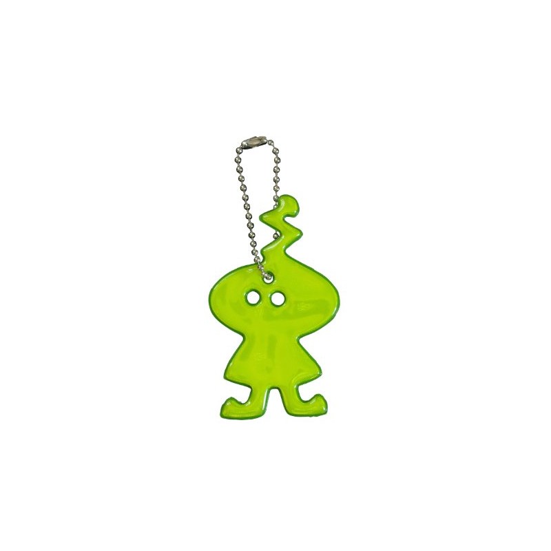 Grimmis Glimmis Antenna Boyah Green GR Scandinavian Reflector Keychain Retroreflective