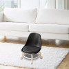 generic Silla Con Asiento De Ruedas Taburete De Pedicura Negro