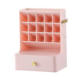 Cosmetics Storage Box Multifunction Large Space Makeup Organizer Drawer for Jewelry Lipstick Cosmetics Sakura Pink