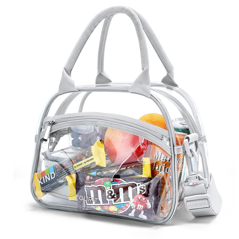TOURIT Stadium Approved Clear Lunch Bag Transparent Bag with Adjustable