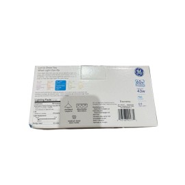 GE General Electric 60 Watt Decorative Globe Bulb G25 Medium Base 3 PACK 640 Lum