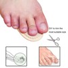 Mcvcoyh Adjustable 2 Loops Toe Splint, Hammer Toe Straightener with