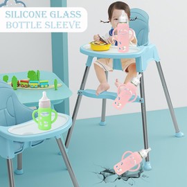 4 Pack Baby Bottle Handles Compatible with Dr Brown's Glass Bottles