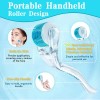 Rodillo De Microagujas Para Rostro, Cuero Cabelludo Y Barba