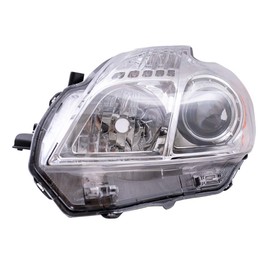 Brock Aftermarket Replacement Driver Left Halogen Combination Headlight Assembly Compatible With 2012-2015 Toyota Prius