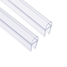 78"(2X39") Shower Door Side Seal Strip for 1/4" for Frameless Sliding Glass Door or Swing Door, with 5/16" Flip