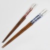 1 Pair Couple Chopsticks, Painted Chopsticks, Paulownia Box, Celebration Wave