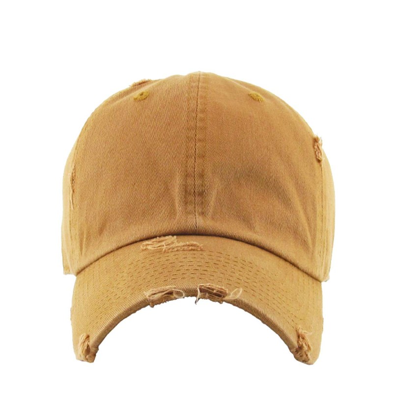 Faith with Cross Vintage Baseball Cap Embroidered Cotton Adjustable Distressed