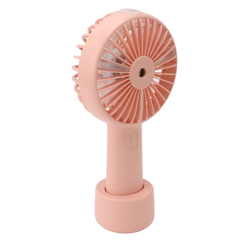 Handheld Misting Fan Quiet 2000mAh 3 Wind Speed 2 Spray