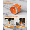 Crosstar 10PCS Diamond Hole Saw Kit with Pilot Bit &