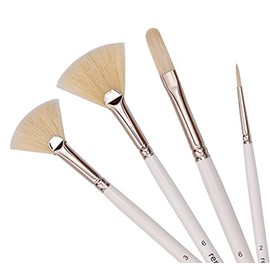 Repino Fan Brush Set 88260 Liner Filbert Brush Artist Brush Finest Quality Brush Set for Oil Paints, Acrylic Paints etc.