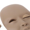 3PCS Eyelash Mannequin Head Removable Replaced Eyelids Eyelash Practice Head
