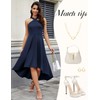 DRESSTELLS Cocktail Dress for Women 2025 Spring Wedding Guest Halter