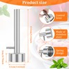 ZLHETWT Falafel Maker, Stainless Steel, Silver, 1 Count