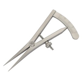 UME-STAR Leather Craft Divider Perforated Compass Pitch Gauge Edge Marking Compass (Screw Lock)