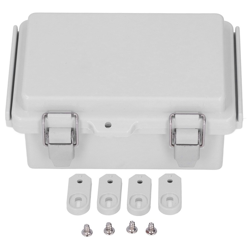 Junction Box ABS Waterproof Power Enclosure Electrical Connection Case for