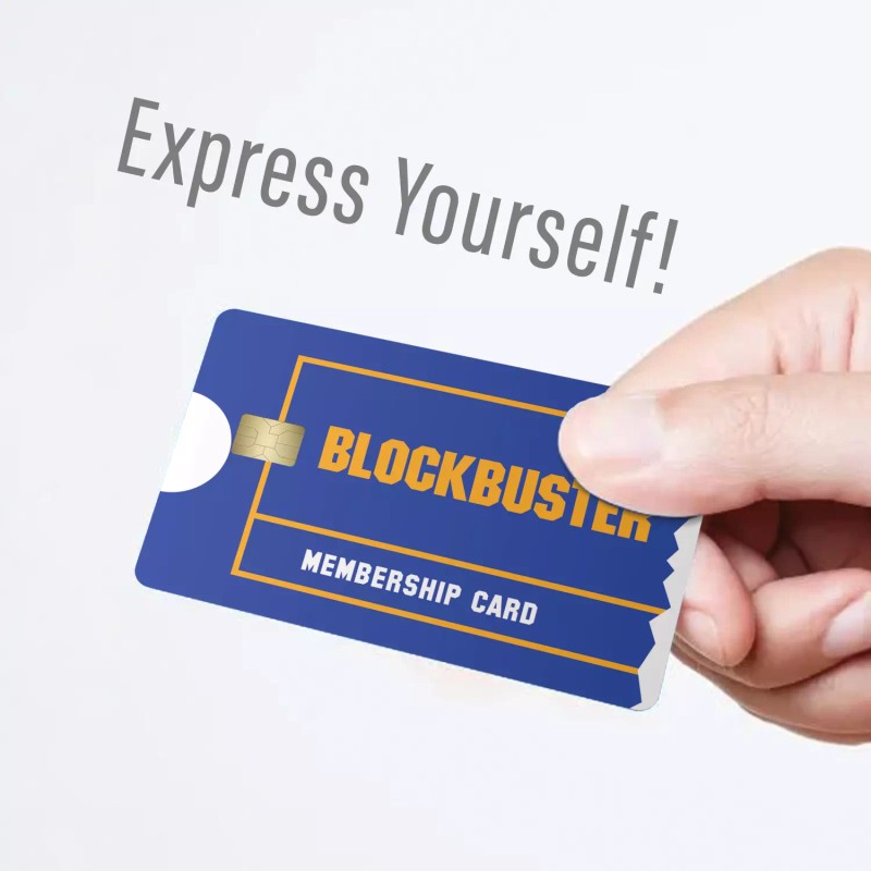 KCD 3 Pack Blockbuster Card Credit Card Skin Debit Sticker