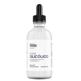 Hebbe - Ácido Glicólico, Exfoliante y Renovador para Piel, 50 ml