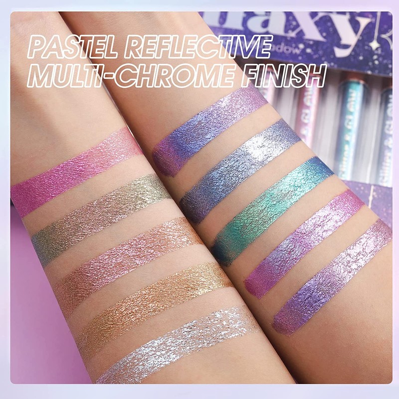 10 Colours Liquid Eyeshadow Set Liquid Chameleon Eyeshadow Metallic Eyeshadow