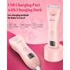 ENSSU 2in 1 Bikini Trimmer Electric Razors for Women with