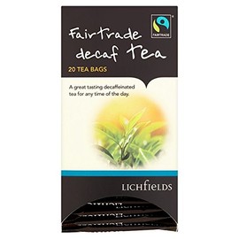 Lichfields Fairtrade Decaf Tea 20 Tea Bags 40g (Pack of 6 x 40g)