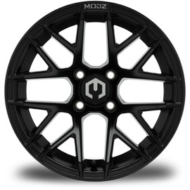 MODZ® Matrix Matte Black 14" Golf Cart Wheel