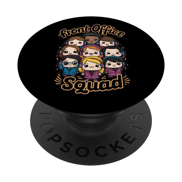 Front Office Admin Professional Appreciation Secretary Desk PopSockets Swappable PopGrip