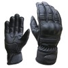 PROANTI Motorcycle Gloves Leather Short Motorcycle Chopper Gloves (XL)