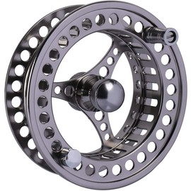 Goture Fly Reel Spool, Reel Parts, 9/10, Lightweight Aluminum, Corrosion Resistant, Large Arbor, Left and Right Interchangeable, Smelt Fishing, Luffy Fishing