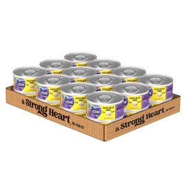 A Strong Heart Wet Dog Food, Chicken and Rice Dinner - 5.5 oz Cans (Pack of 24), Made in The USA with Real Chicken