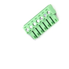300V 8A KF2EDGK 3.5mm/ 0.14inch Pitch 7 Pin Pluggable PCB Screw Terminal Block Female Connector Green, Pack of 10