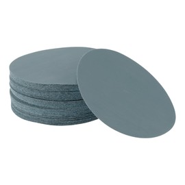 X AUTOHAUX Sandpaper Hook & Loop Sanding Sheets 125x125mm Black 3000 Grit Round Efficient Grinding and Polishing Automobile Manufacturing and Repair Woodworking