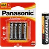 Panasonic AAA Alkaline Plus Battery Retail Pack - 4 Pack