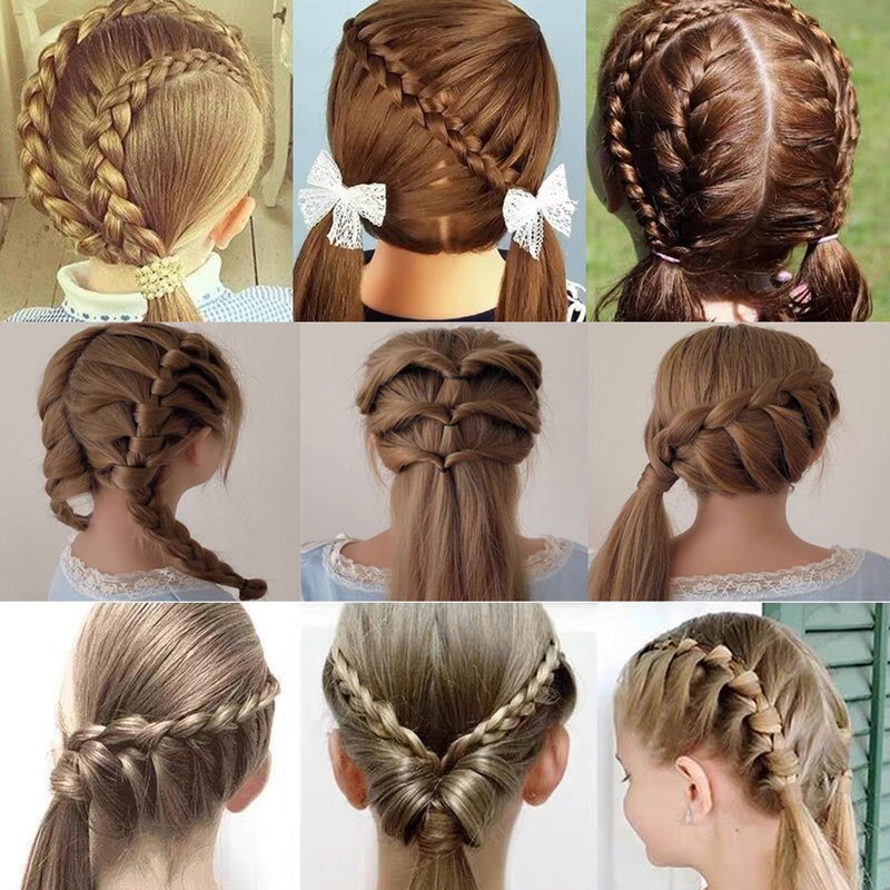 Doyime Hair Styling Tools [7 Pieces] Hair Braiding Tools Multi-functional