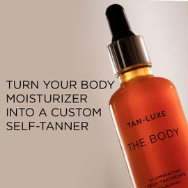 TAN-LUXE The Body Mini - Illuminating Self-Tan Drops, 15 ml - Light/Medium - Cruelty Free & Vegan | TAN-LUXE