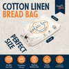 Organic Cotton Bread Bag - Reusable, Premium Bread Bag -