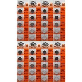 LOOPACELL 3V Lithium CR1620 Batteries (8 Blisters of 5), 40 Cells